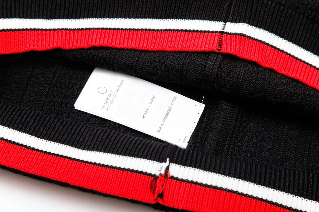 Thom Browne ➡️ POLO ， Retro Same Style Polo Versatile : Black Size：M-3XL